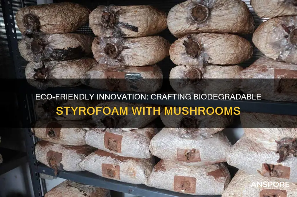 how to make mushroom-based styrofoam