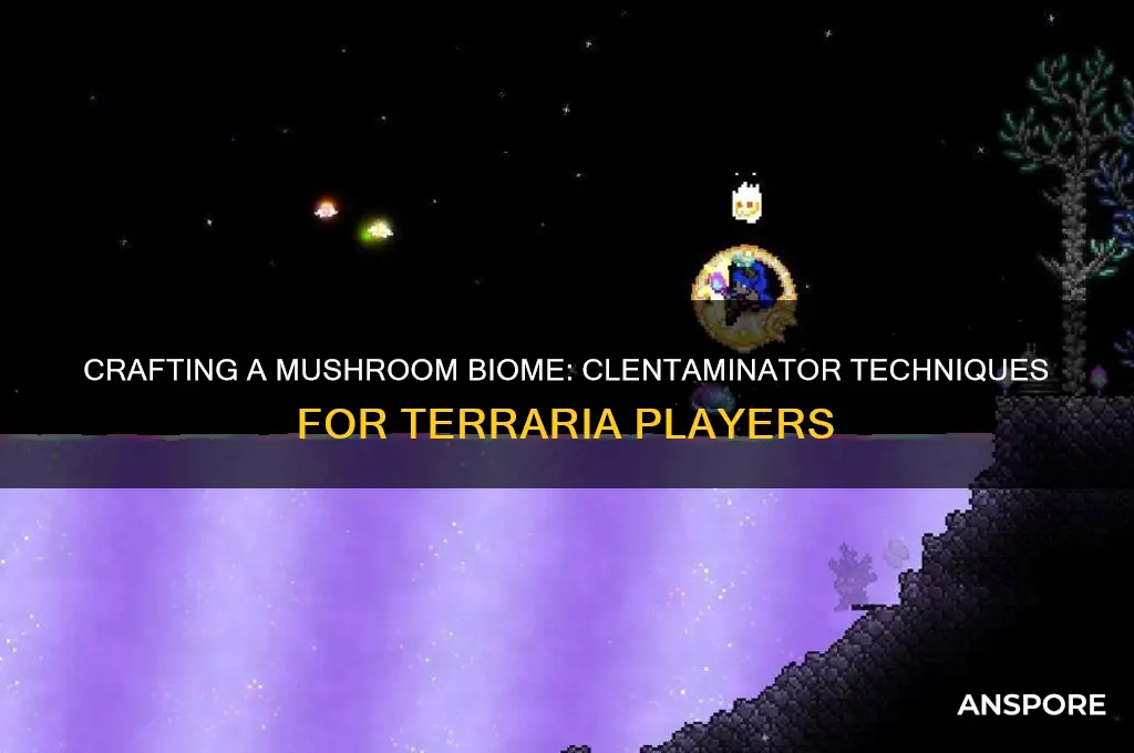 how to make mushroom biome with clentaminator