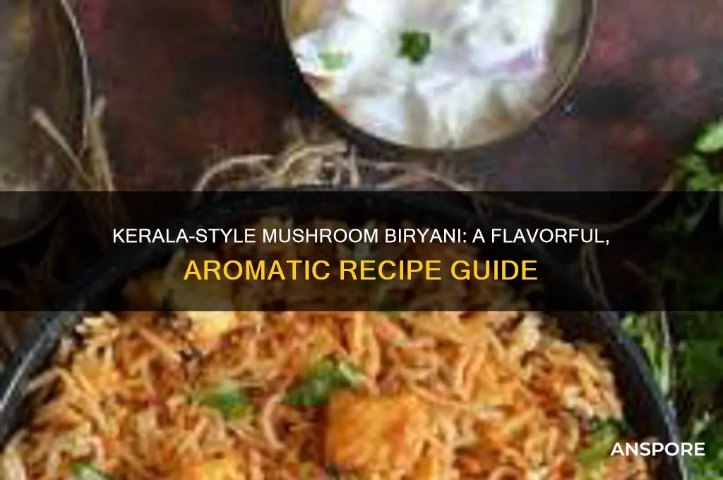 how to make mushroom biryani in kerala style