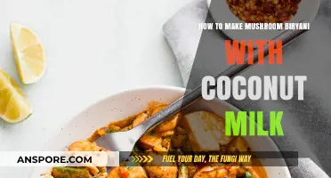 Creamy Coconut Milk Mushroom Biryani: A Flavorful Vegetarian Delight