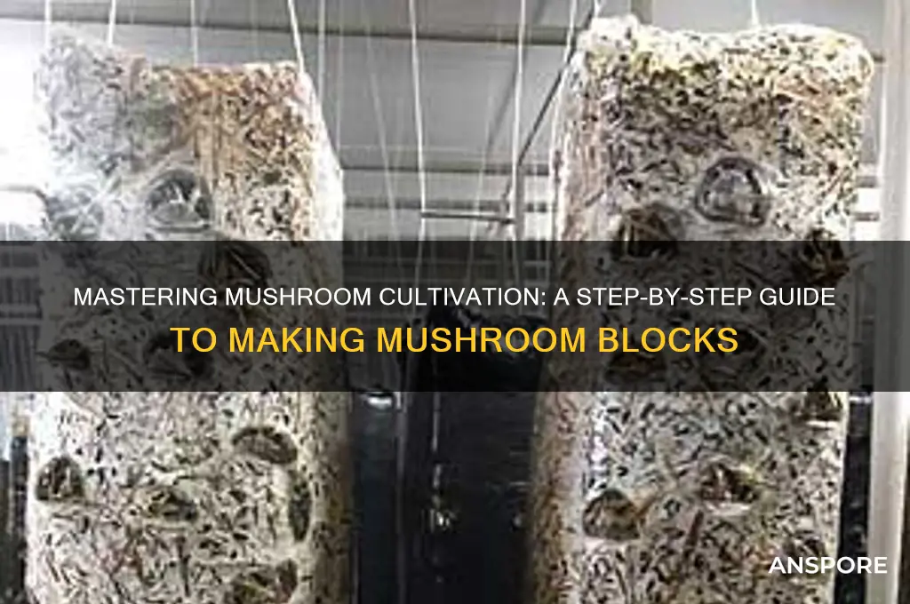 how to make mushroom block