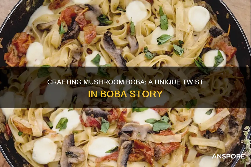 how to make mushroom boba in boba story