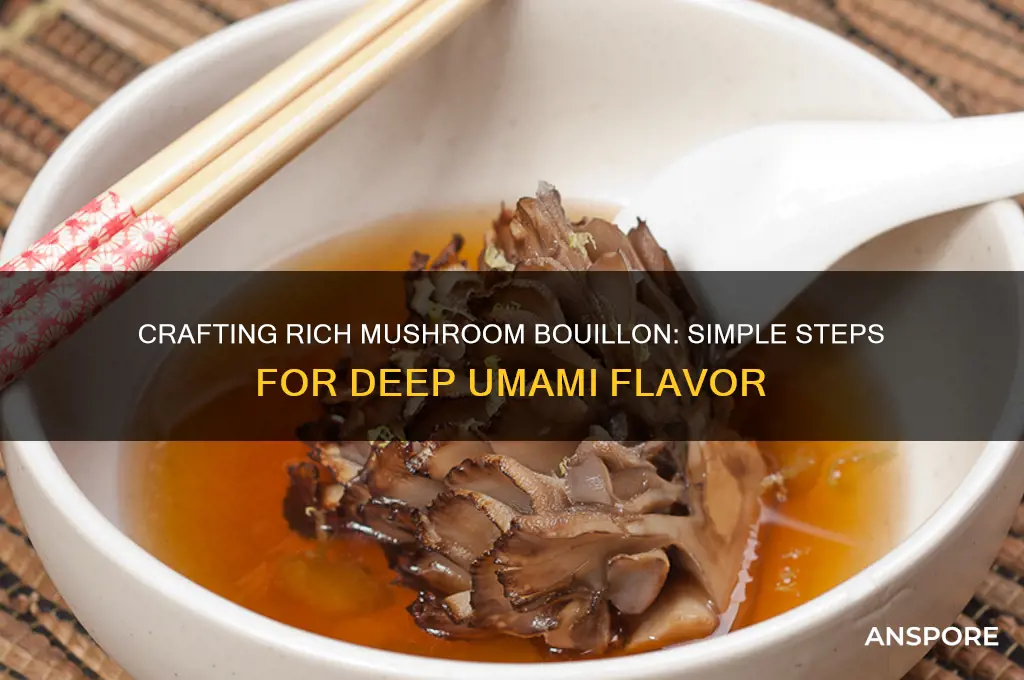 how to make mushroom bouillon