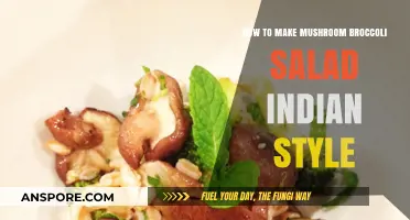 Spicy Indian-Style Mushroom Broccoli Salad Recipe: Healthy & Flavorful Twist