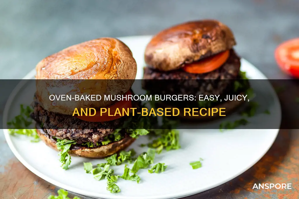 how to make mushroom burgers in the oven
