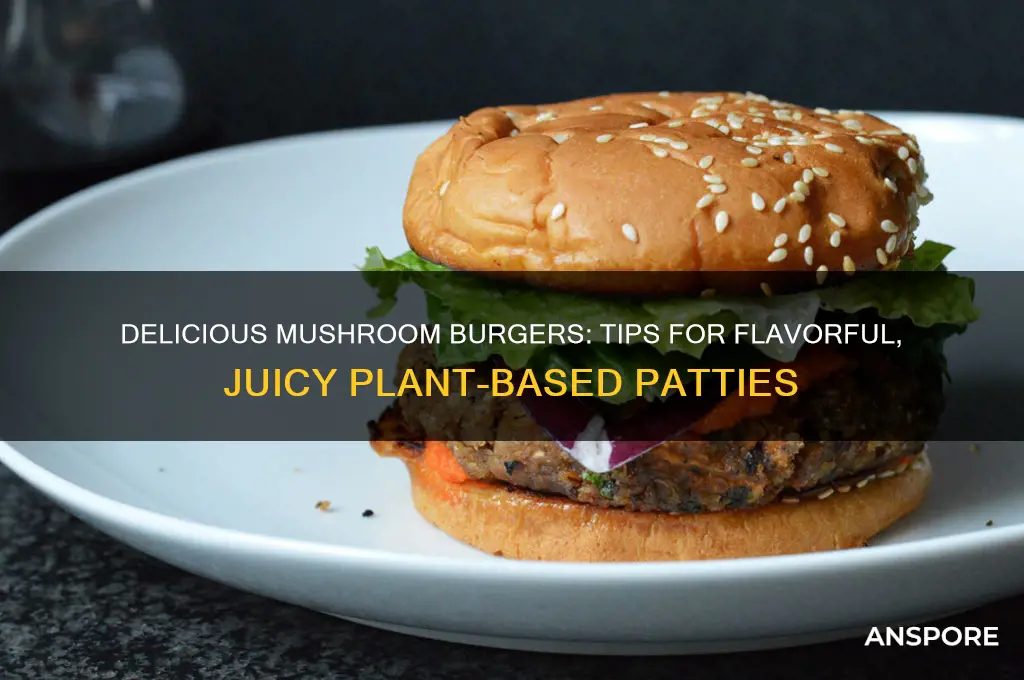 how to make mushroom burgers taste good