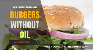 Healthy Mushroom Burgers: Oil-Free Cooking Tips for Delicious Results