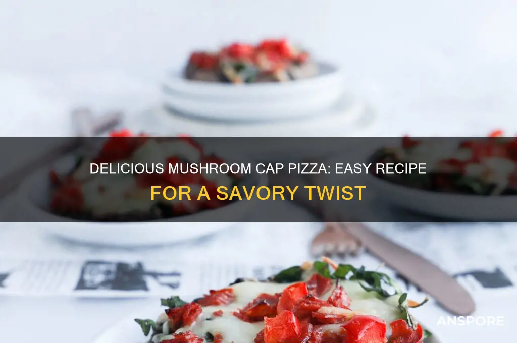 how to make mushroom cap pizza