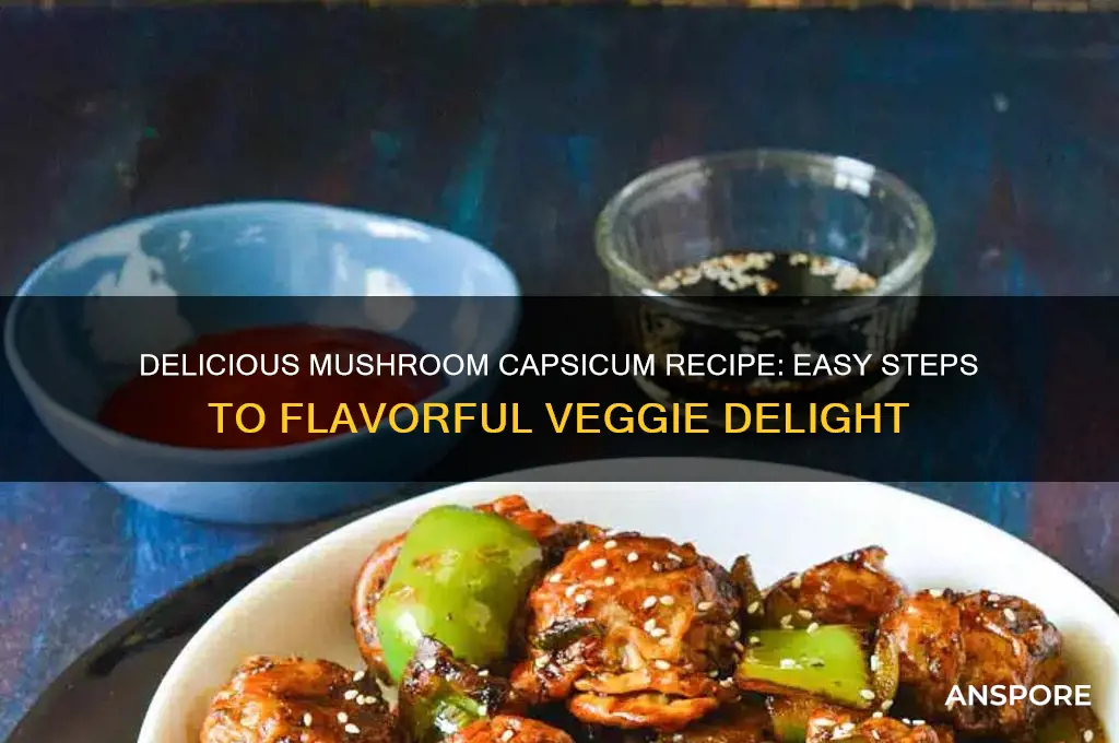 how to make mushroom capsicum