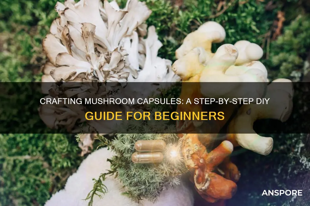 how to make mushroom capsules