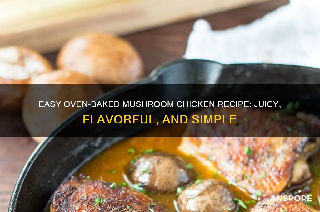 how to make mushroom chicken in the oven