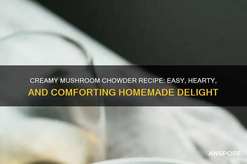 how to make mushroom chowder