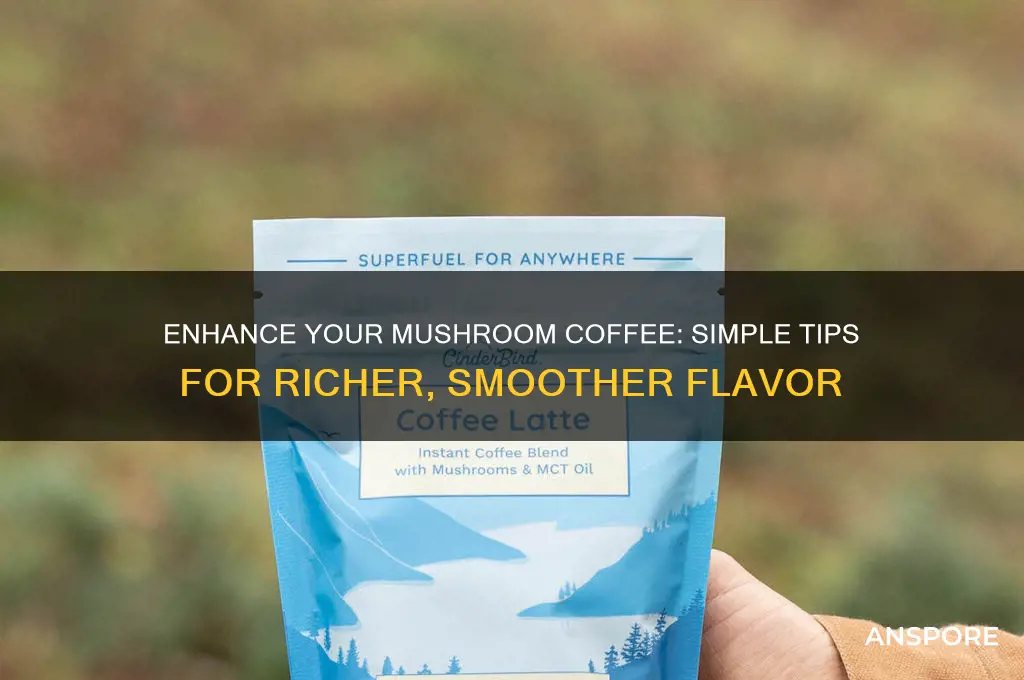 how to make mushroom coffee taste better