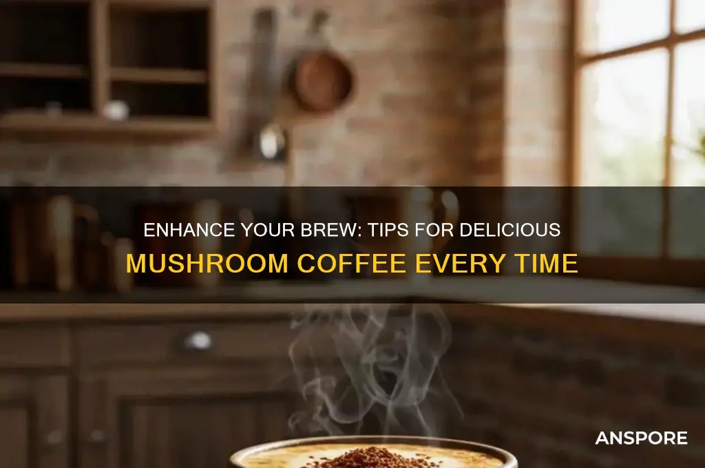 how to make mushroom coffee taste good
