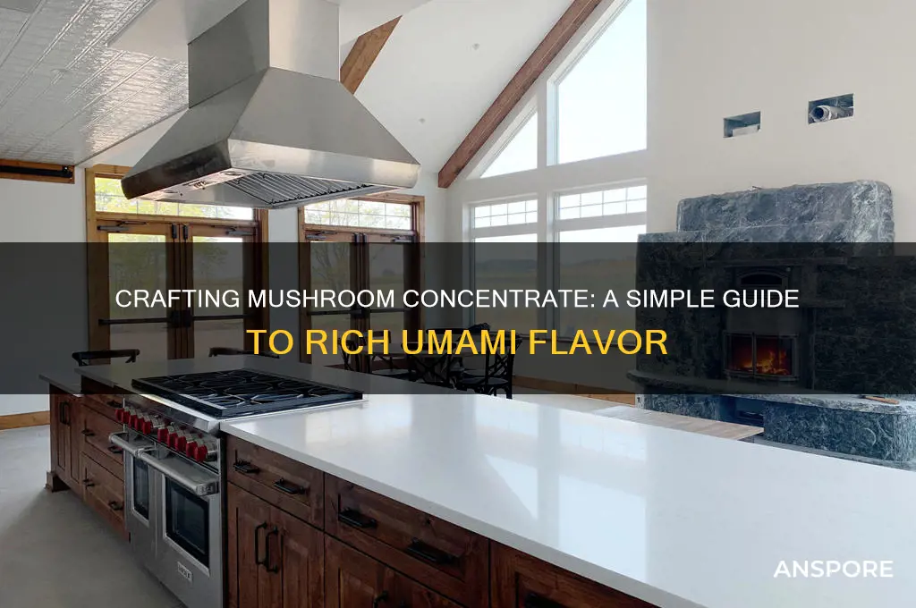 how to make mushroom concentrate