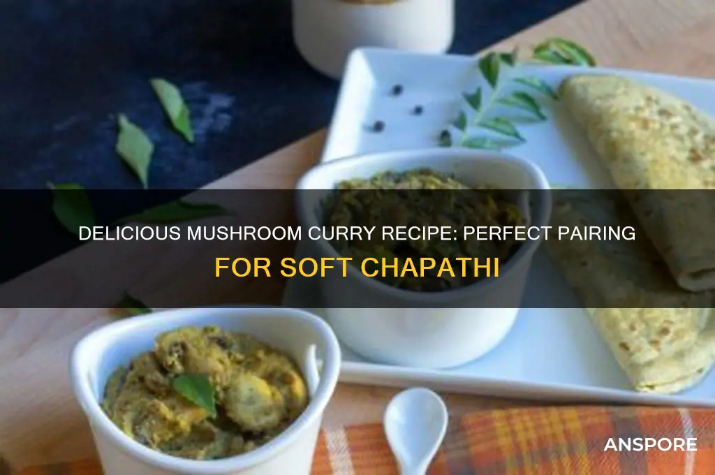 how to make mushroom curry for chapathi