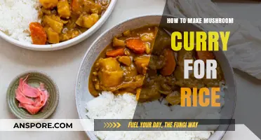 Delicious Mushroom Curry Recipe: Perfect Pairing for Fluffy Rice