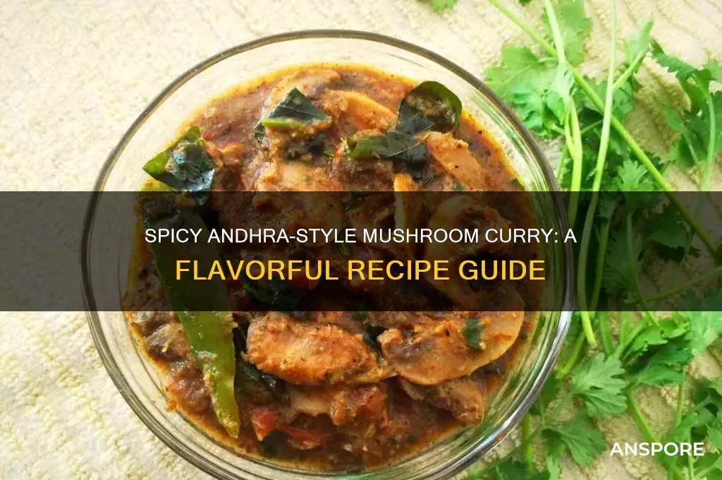 how to make mushroom curry in andhra style