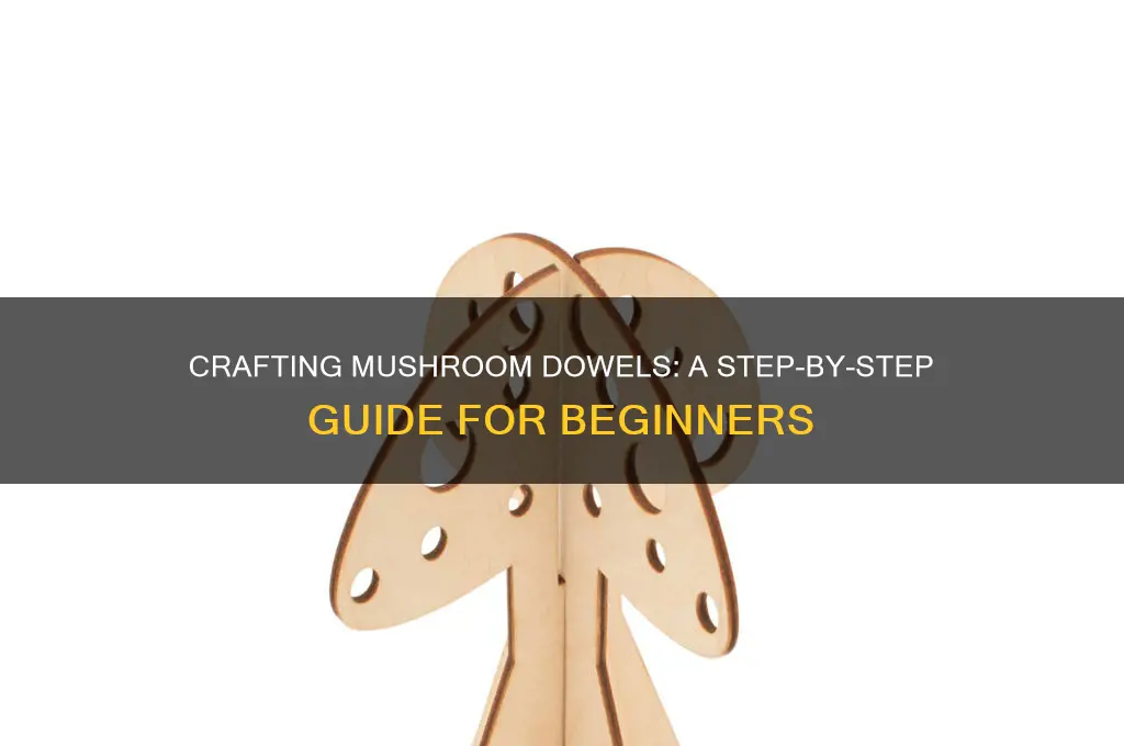 how to make mushroom dowels