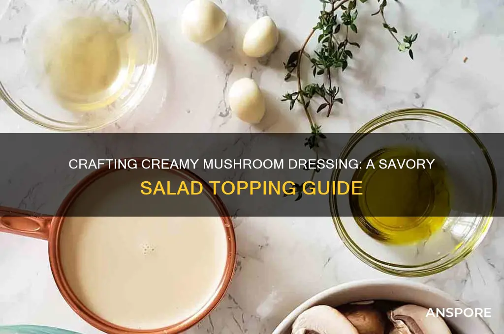 how to make mushroom dressing