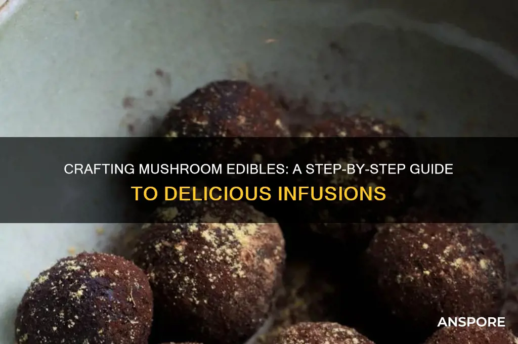 how to make mushroom edibles