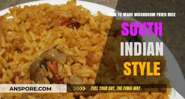 Spicy South Indian Mushroom Fried Rice: Quick, Easy, Flavorful Recipe