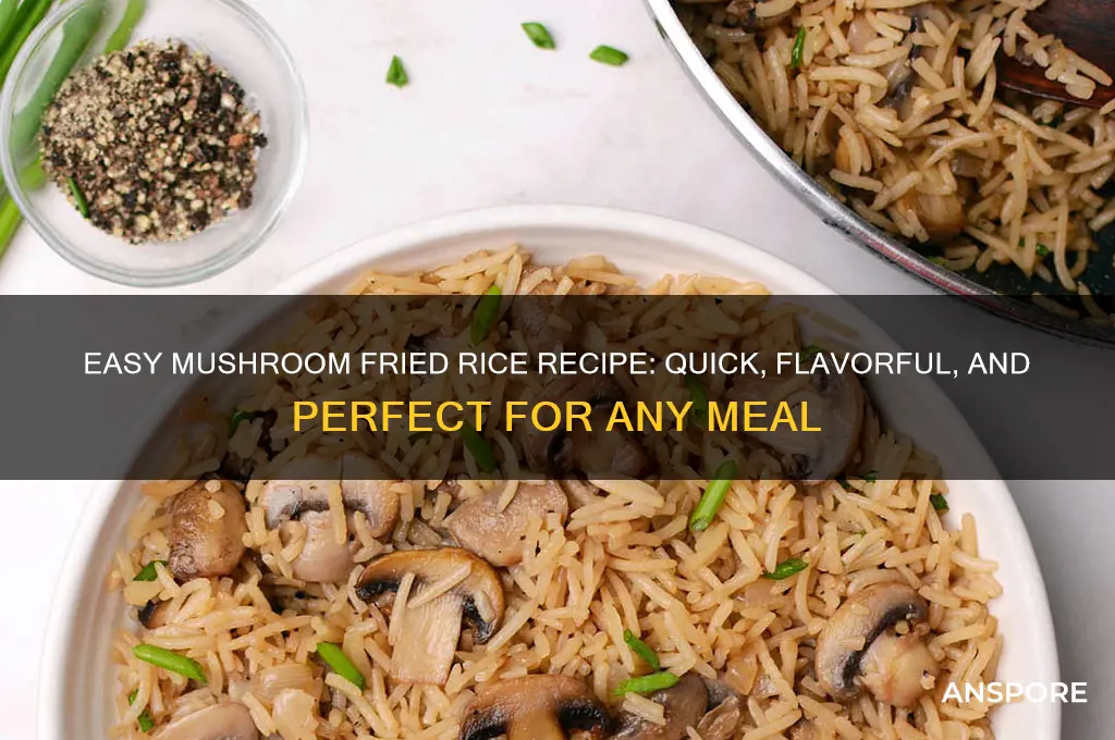 how to make mushroom fried rice