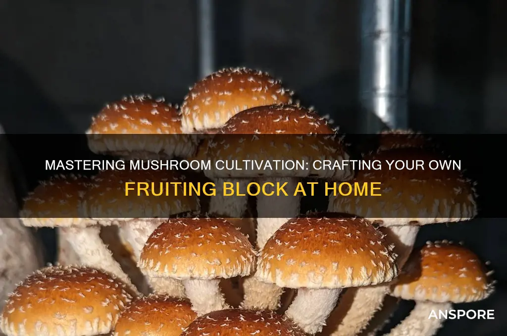 how to make mushroom fruiting block