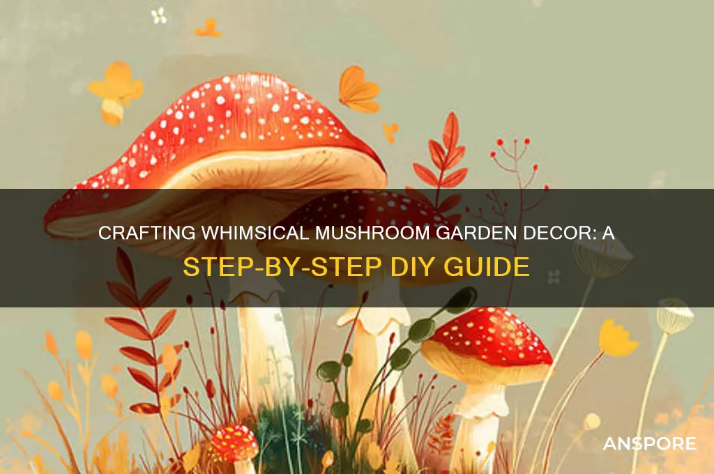 how to make mushroom garden decorations