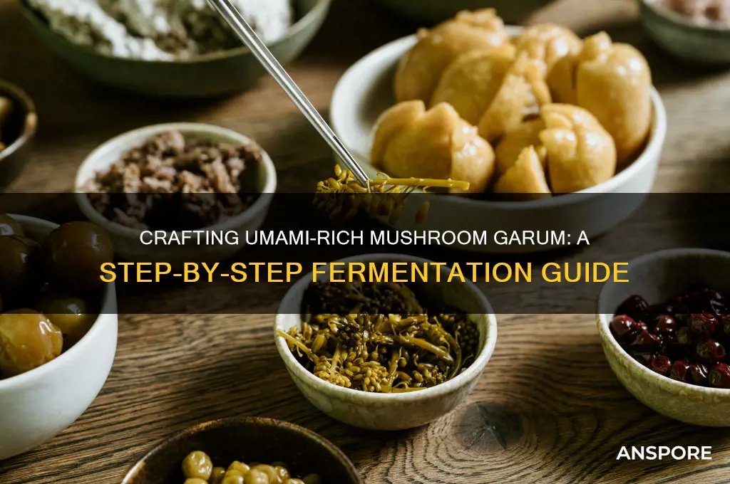 how to make mushroom garum