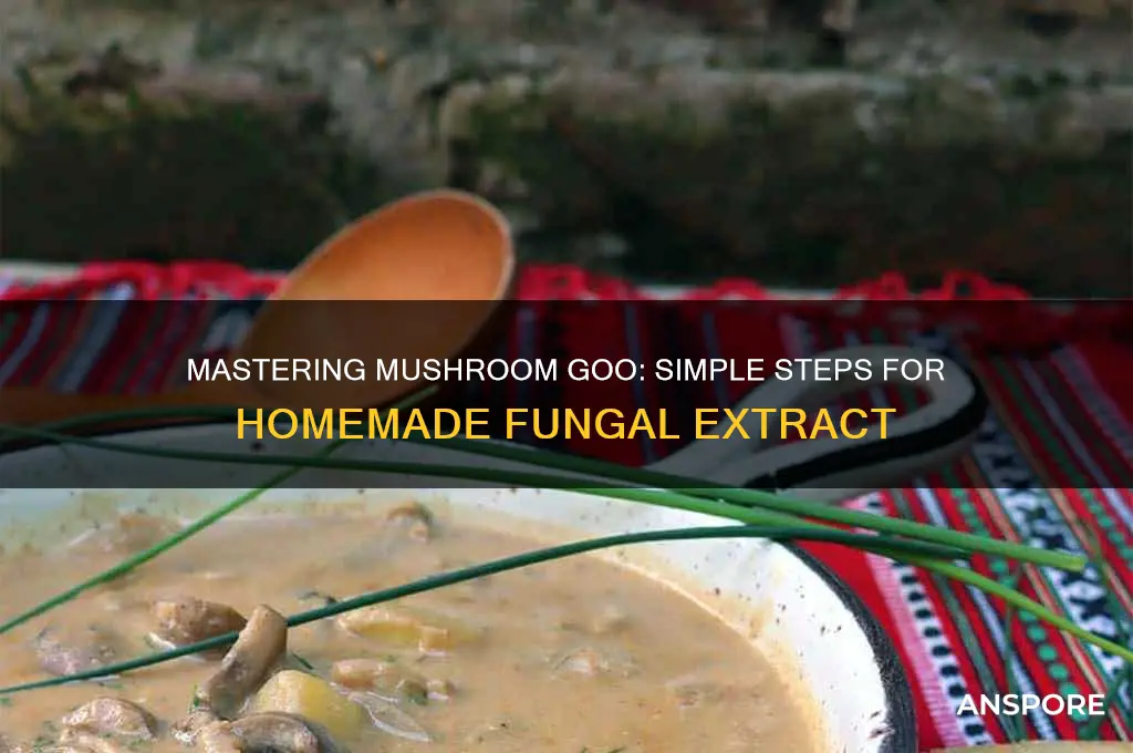 how to make mushroom goo
