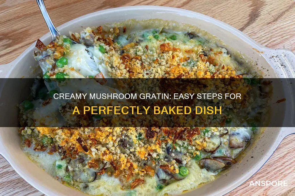 how to make mushroom gratin