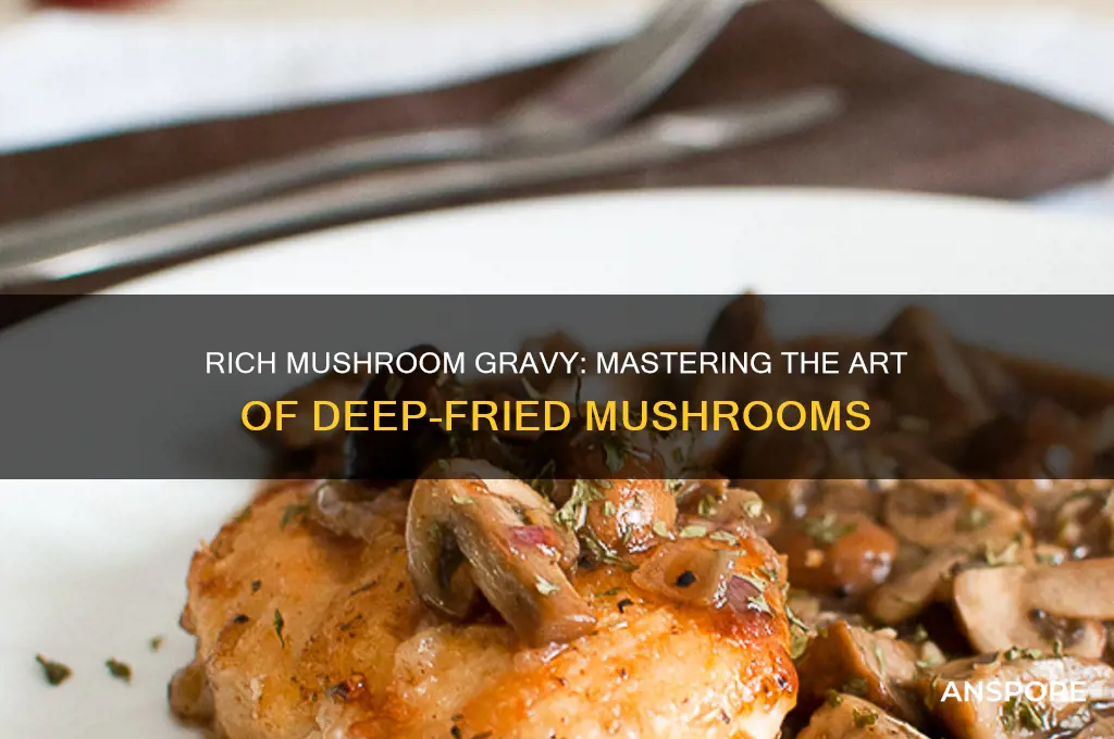 how to make mushroom gravy died mushrooms