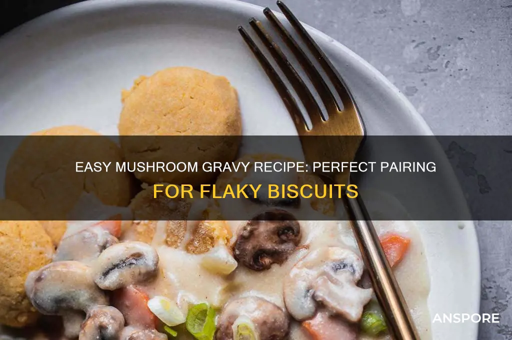 how to make mushroom gravy for biscuits