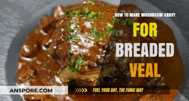 Perfect Mushroom Gravy Recipe for Crispy Breaded Veal Cutlets