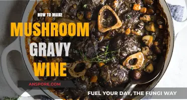 Rich Mushroom Gravy with Wine: Elevate Your Dishes with This Recipe