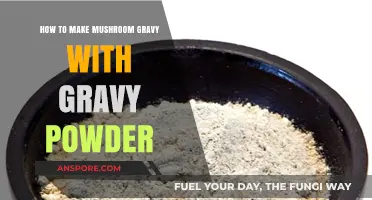 Easy Mushroom Gravy Recipe Using Gravy Powder in Minutes