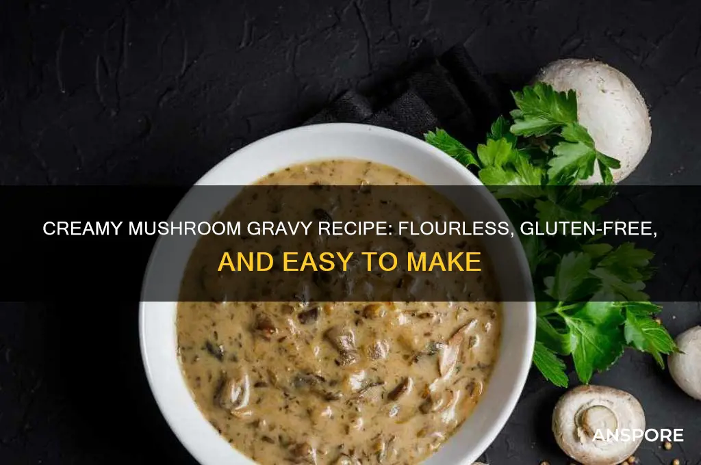how to make mushroom gravy without flour