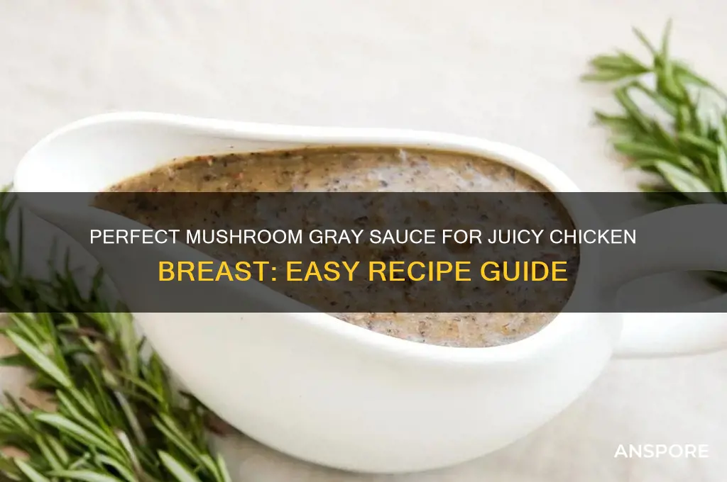 how to make mushroom gray for chicken breast
