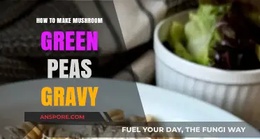 Creamy Mushroom Green Peas Gravy: A Flavorful Veggie Delight Recipe