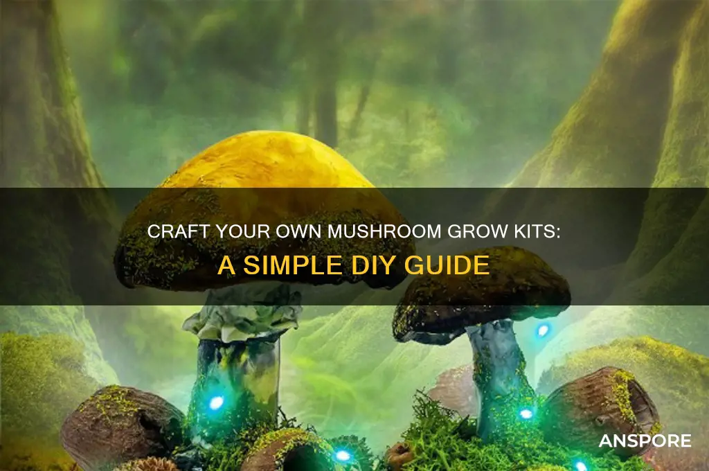 how to make mushroom grow kits