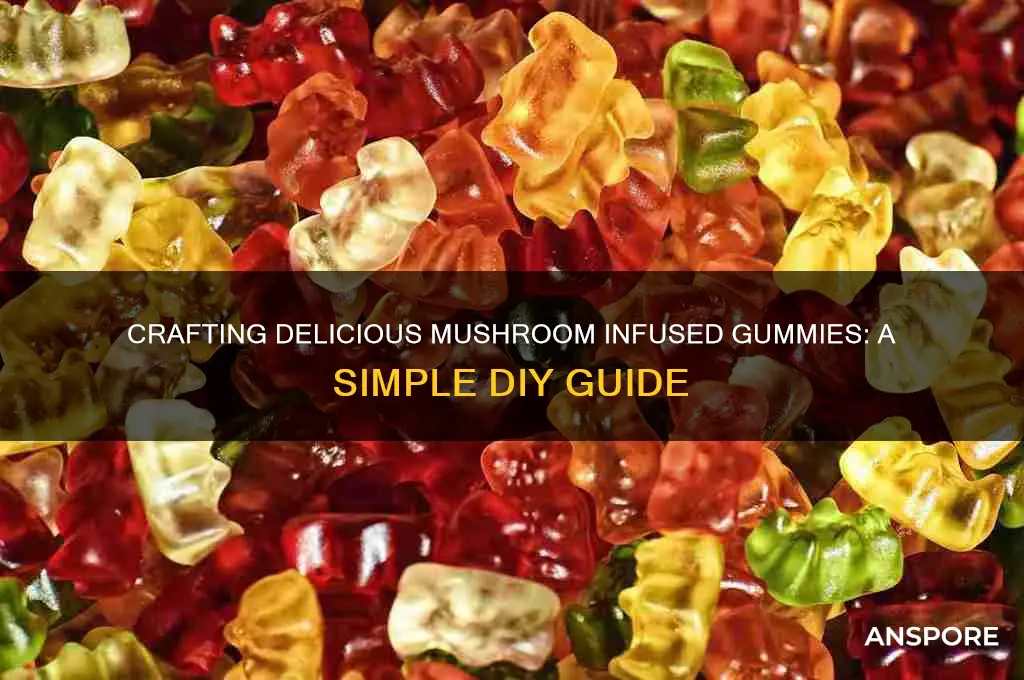 how to make mushroom infused gummies