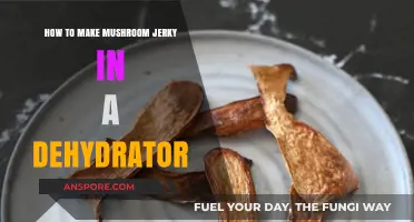Dehydrator Mushroom Jerky: Easy Homemade Recipe for Savory Snacks