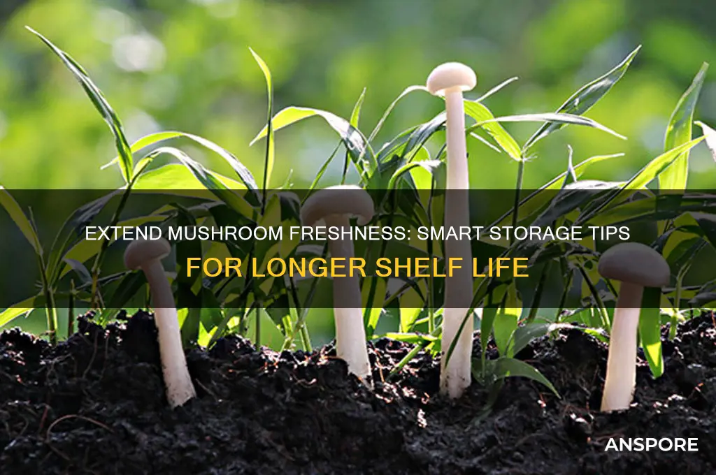 how to make mushroom last longer