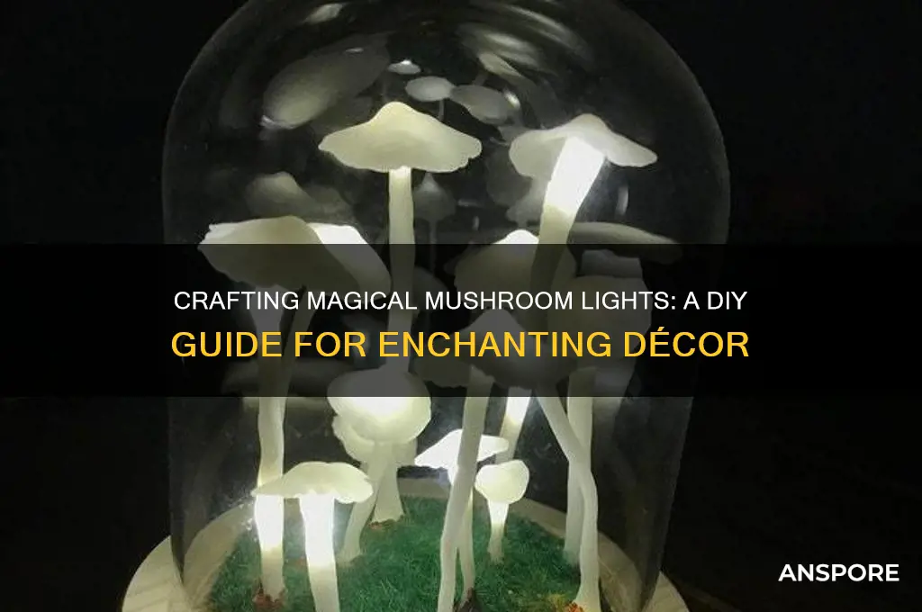 how to make mushroom lights