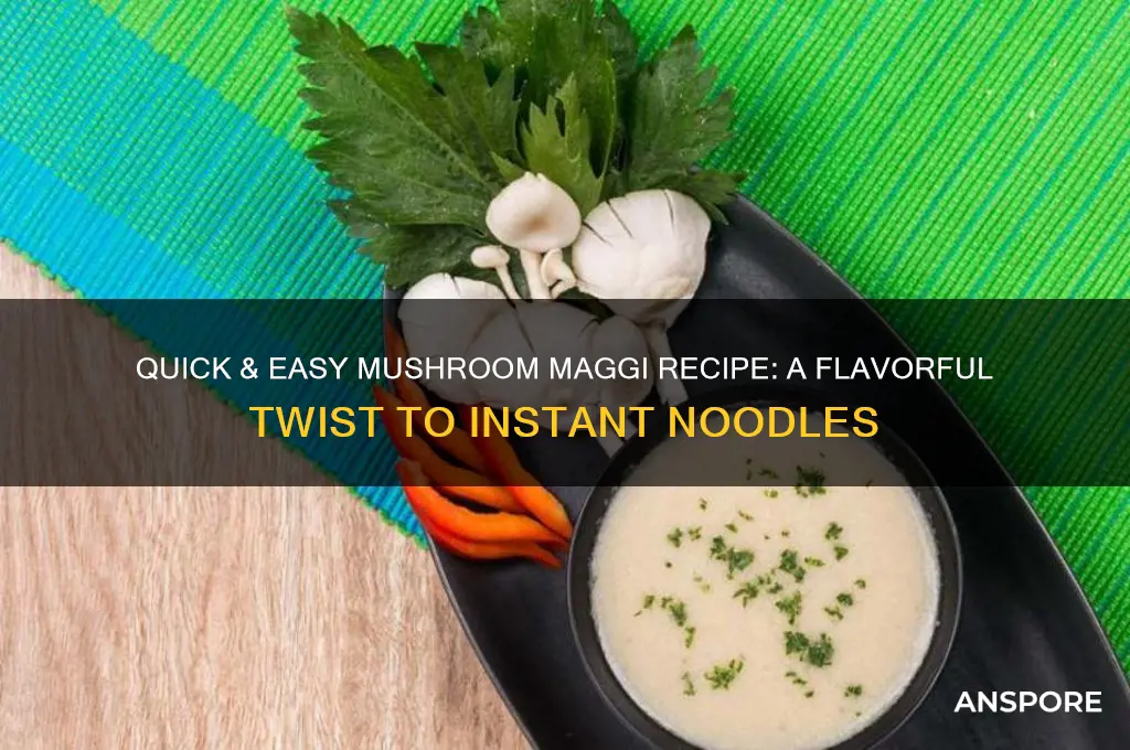 how to make mushroom maggi