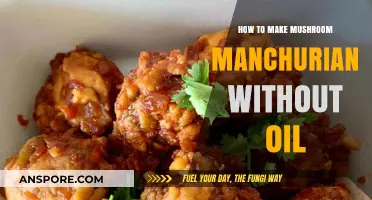 Healthy Mushroom Manchurian Recipe: Oil-Free, Flavorful, and Easy to Make