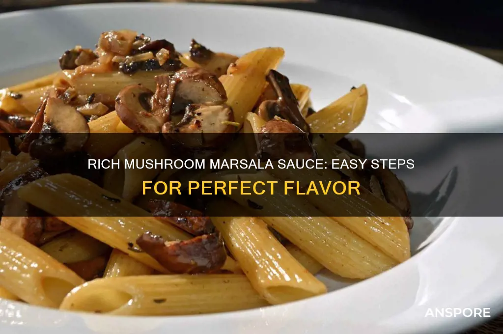 how to make mushroom marsala sauce
