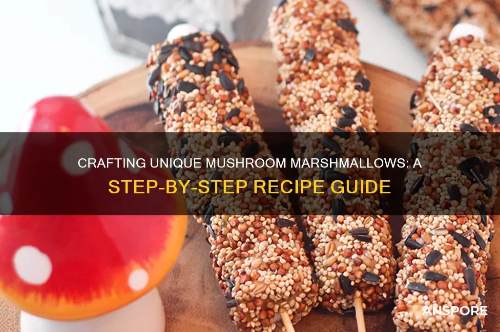 how to make mushroom marshmallows