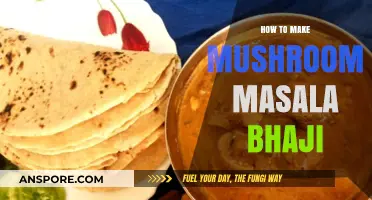 Spicy Mushroom Masala Bhaji: Easy Recipe for Flavorful Indian Delight